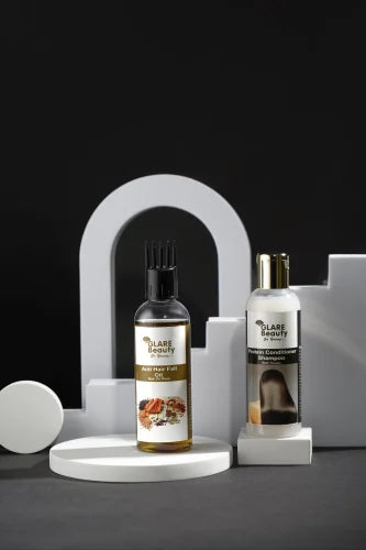 Glare Beauty Hair Oil And Shampoo Combo Pack