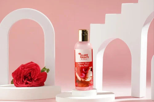 Glare Beauty Rose Brightening Facewash
