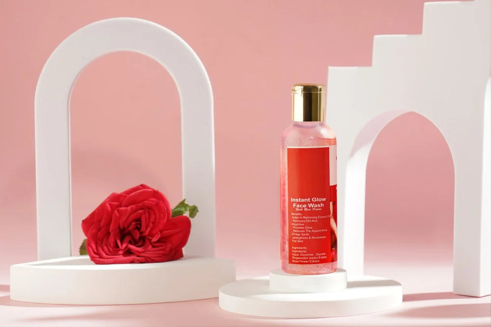 Glare Beauty Rose Brightening Facewash